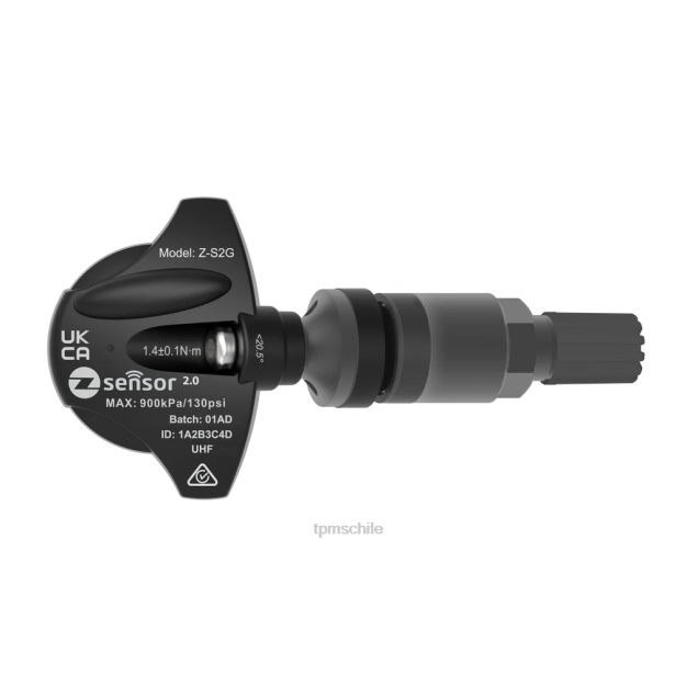 Sensor tpms de repuesto volvo oe - oe p/n 31302096 frecuencia 433mhz sensor de presión de neumáticos mercedes - 8XPJ536 vástago de válvula de metal - gris oscuro